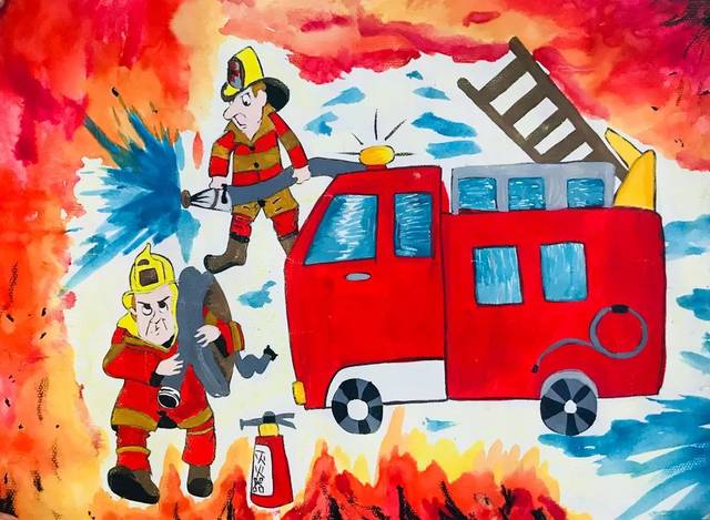 &ldquo;消防安全 伴我成長&rdquo;主題繪畫優秀作品展播